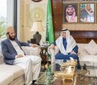 سفير خادم الحرمين الشريفين في باكستان يستقبل معالي وزير الشؤون الدينية الباكستاني
