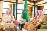 أمير تبوك يستقبل عضو مجلس الشورى الدكتور عطية العطوي