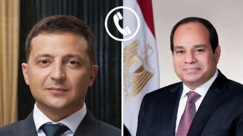 الرئيس عبد الفتاح السيسى يتلقى اتصالا من الرئيس الأوكراني