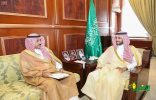 الأمير فيصل بن فهد بن مقرن يستقبل رئيس جامعة حائل