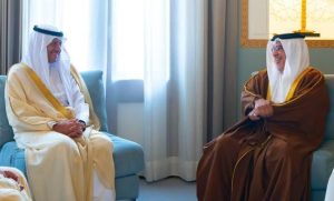 ولي عهد مملكة البحرين يستقبل سفير خادم الحرمين الشريفين